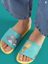 yoho Yoho Women Tom & Jerry 003 Printed Sliders