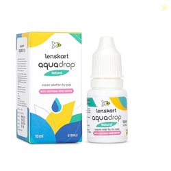 Aquadrop Natural Eye Drops | Relief from Dry & Irritated Eyes | For Sc