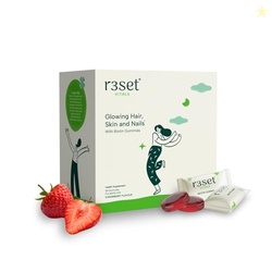 R3SET Biotin Gummies for Hair Growth | Reduce Hair Fall, Strengthen Na