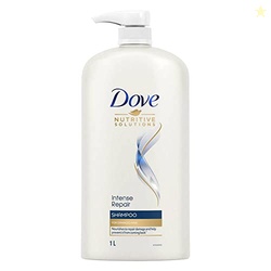 Dove Intense Repair Shampoo 1 L|| Repairs Dry and Damaged|| Strengthen