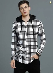 Try This Men Regular Fit Checkered Casual Shirt