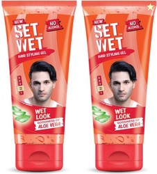 SET WET Wet Hold Hair gel with Wet look & Aloe vera Hai...