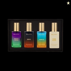 BELLAVITA Unisex Scents Gift Set|4x20ml|Long Lasting Pe...