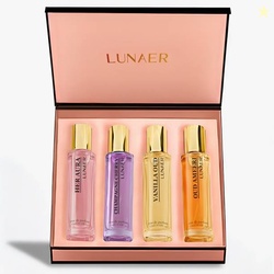 Lunaer Luxury Perfume Gift Set - 4X15 ml Long Lasting E...