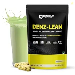 DENZOUR NUTRITION Denz-Lean Whey Protein - Pista Kulfi, 1Kg (25 Servin