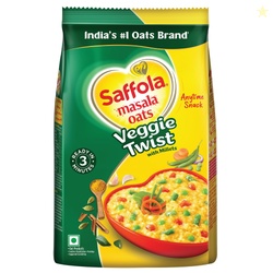 Saffola Masala Oats | 1kg |Veggie Twist | Tasty, Anytime Snack | Ready
