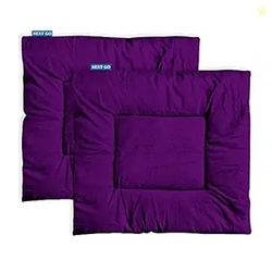 NEXTGO Floor Mat Puja Aasan 2Feet x 2Feet | Velvet Makhmal Fabric Micr