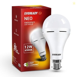 Eveready 12W Emergency Inverter LED Bulb, Cool Day Light (6500K), Rech