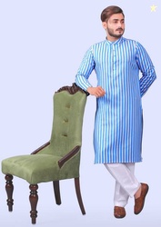 Tibra Collection Men Pure Cotton Kurta Pyjama Set