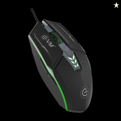 EVM M06063 Wired Ambidextrous Touch  Gaming Mouse 3600 DPI 6-Butt...mo