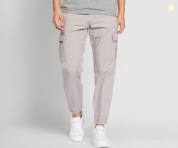 Amazon Brand - Symbol Men's Stretchable Slim Fit Cargo Jogger Pants | 