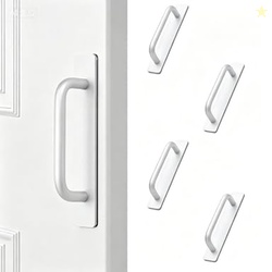 VedicBloom 3-Pack No Drill Door Handles,Cabinet Handle,Heavy Duty Alum
