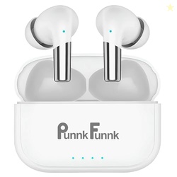 PunnkFunnk FusionBeatX Pro Wireless Earbuds 42H Playtime, 45ms Low Lat