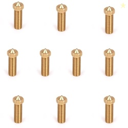 Robocraze V6 Volcano Brass Extruder Nozzle 0.6mm Output 3.0mm Input  H