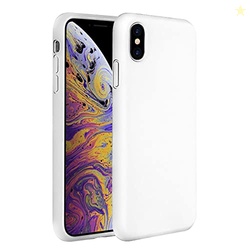 LIRAMARK Liquid Silicone Soft Back Cover Case for Apple iPhone Xs Max 