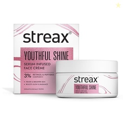 Streax Youthful Shine Serum Infused Face Cream, 50 gm with 3% Retinol 
