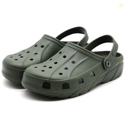 Red Tape Men Buckle Clogs