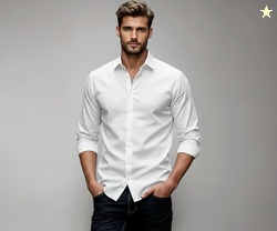Glowic Men's Plain Casual Shirt | Cotton Soft & Breathable Fabric | Fu