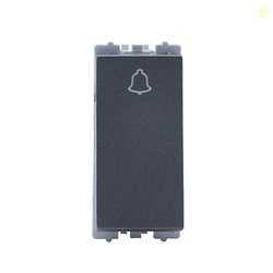 Wipro Northwest Nowa 6A Bell Push, Silver Grey (pack of 10)