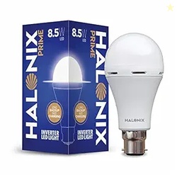 Halonix 8.5 Watt B22 LED White Rechargeable Emergency light Inverter B