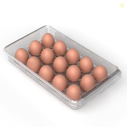 Lifelong Fridge Under-Tray Egg Storage Rack | Slide-In Tray for 15 Egg