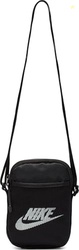 Nike Nylon Luggage Casual Gym Bag, Black/Black/(White), 17 x 23 x 6 cm