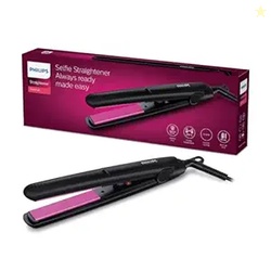 Philips India's No.1 Hair Styling Brand Selfie Hair Straightener Minim