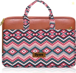 Dyazo Plus 15.6 inch Laptop Sleeve Handcrafted Office Handbag wit...mo