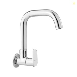 Amazon Basics Rectangular Kitchen Faucet | Cold-Only Single Lever Sink
