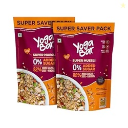 Yogabar Muesli Wholegrain Breakfast Cereals | Healthy Breakfast Cereal