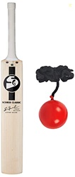SG Scorer Classic Kashmir Willow Cricket Bat (Size: Size 6,Leather Bal