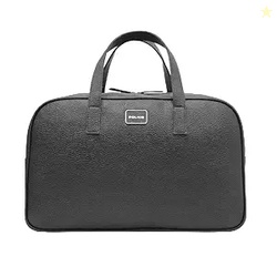Police Mens Brown Vegan Leather 40 L Duffle Bag | Premium Travel & Gym