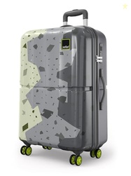Safari Tazzo 8 Wheels 77cm Large Size Trolley Bag, Hard Case Polycarbo