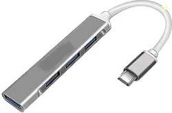 SarvoTeleweb 4-in 1 USB Hub Type C to 4 USB-A Ports Multiport Ada...mo