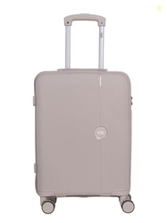Wiki Zine 8 Wheel Hardside Polycarbonate Trolley,Large,Champagne