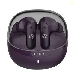 pTron Bassbuds Indie in-Ear TWS Earbuds w/ 10mm Drivers 45Hrs Playtime