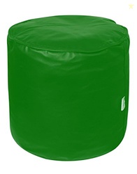 Sattva Square Footstool Cover (Without Beans) - Neon Green