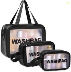 KUKLAR Wash Bag Pouch for Travel Kit Toiletry Bag Nylon Cosmetic Bag M