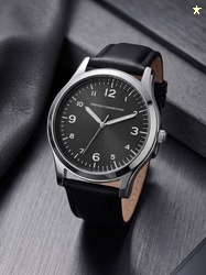 French Connection Men's Round Black Dial Analog Watch Analog Watc...mo