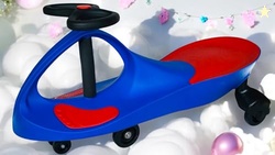 Mama Swing Car/Magic Car Ride-On Toy Car for Kids (Blue, 1-12 Year Old