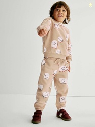 Marks & Spencer Boys Printed Mid-Rise Cotton Joggers