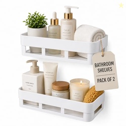 Bathroom Organiser Without Drill Bathroom Shelves & Accessories Bathro