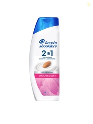 Head & Shoulders Unisex Smooth & Silky 2 in 1 Anti Dandruff Shampoo & 