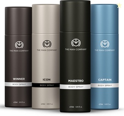 THE MAN COMPANY Captain, Maestro, Icon and Winner 4 x 250ml | Lon...mo