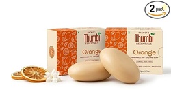 Orange Bio-Enzyme Handmade Bathing Bar Pack of 2 | Natural Citrus Soap