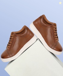 HUSH PUPPIES Classic Sneakers For Men (Tan , 8)
