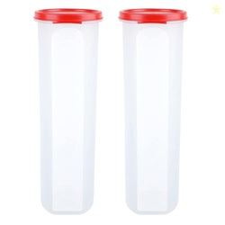 SIMPARTE Smart Slim Storage Air-Tight & Leak Resistant Plastic Round M