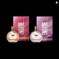 Engage Yang + Femme EDP Combo for Women 50ml x2, Skin Friendly Eau de 