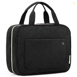 BAGSMART Toiletry Bag Travel Bag with Hanging Hook Water-Resistant Mak