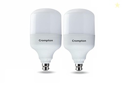 Crompton 40W B22 LED Cool Day Light Bulb Pack of 2, (LED40DFCDLPro-2)